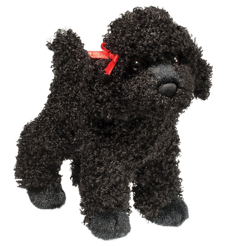 #3987D Gigi Black Poodle Dog Plush