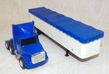 #4044 1/64 Plainfield Trucking WhiteGMC Aero Conventional with Grain Trailer - No Package, AS IS