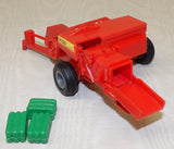 #4168 1/32 Ertl Red Square Baler with Bales - No Box, AS IS