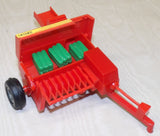 #4168 1/32 Ertl Red Square Baler with Bales - No Box, AS IS