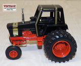 #4183EA 1/43 Case 1170 Agri King Black Knight Tractor with Duals, Collector Edition