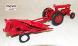 #4234DO 1/43 Farmall 350 Wide Front Tractor & McCormick 1-PR Picker - Used, AS IS