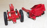 #4234DO 1/43 Farmall 350 Wide Front Tractor & McCormick 1-PR Picker - Used, AS IS