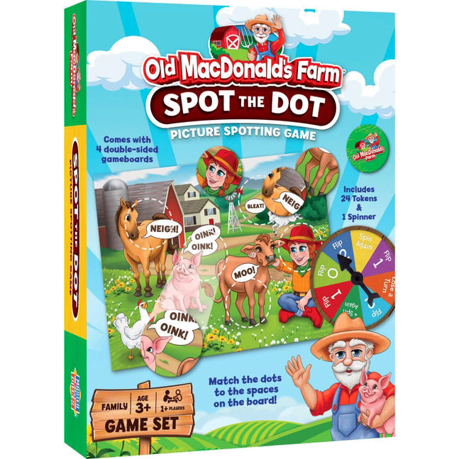 #42462MP Old MacDonald's Farm Spot the Dot Picture Spotting Game