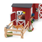 #42606 1/20 Large Red Barn with Animals & Accessories