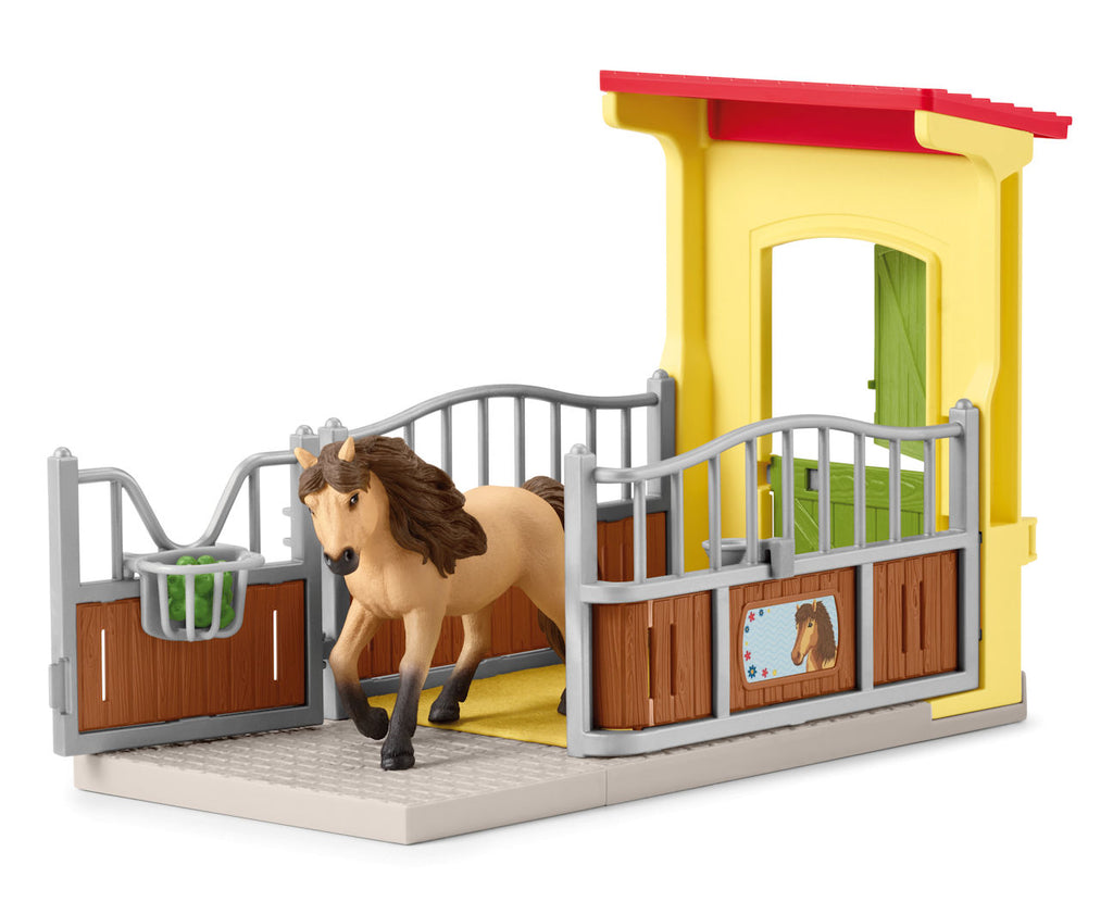 #42609 1/20 Pony Box with Iceland Pony Stallion