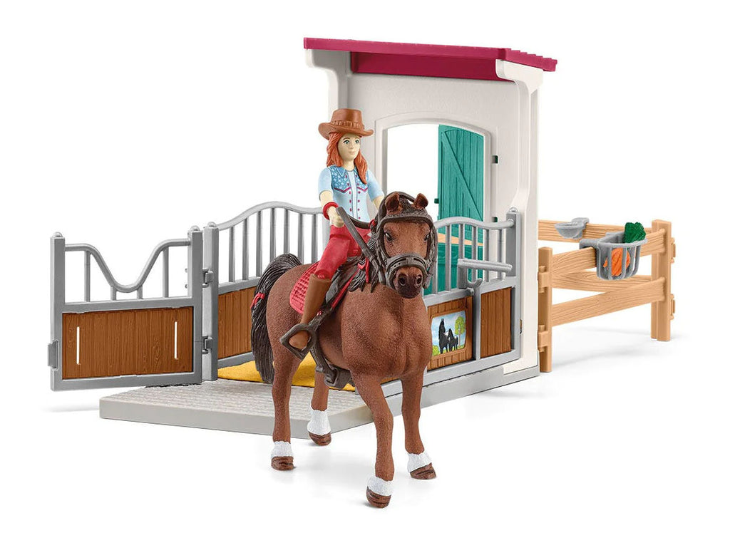 #42710 1/20 Horse Stall with Horse Club Hannah & Cayenne