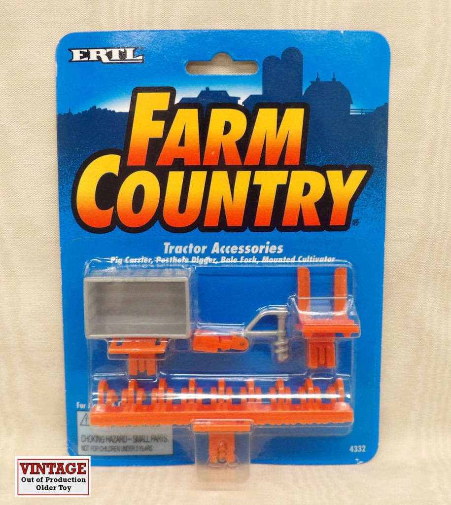 #4332 1/64 Orange Tractor Accessories Set #2