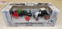 #44109A 1/64 Case Steam Engine & Case 2594 175th Anniversary Tractor Set