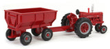 #44376 1/64 Farmall 400 Tractor with Flarebox Wagon