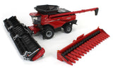 #44407D 1/64 Case-IH Axial Flow AF11 Combine with 2 Heads - Damaged Box, AS IS