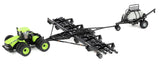 #44468C 1/64 Steiger Green Case-IH 600 HD 4WD Tractor with Flexi-Coil PD5700 Air Seeder & 3450 Cart