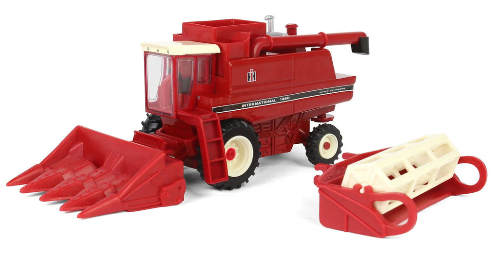 #44469 1/64 International 1460 Axial-Flow Combine with Grain & Corn Heads