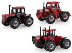 ERTL 1/64 Case IH Haying Set - 4-Piece Die-Cast Farm Toys With Tractor, Baler, Mower, Rake