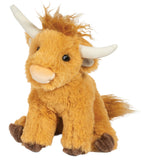 #4494D Mini Scottie Highland Cow Plush
