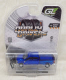 #46170-FC 1/64 2022 Ford F-450 Dually Pickup with Snow Plow - Metallic Blue Chrome Chase Version