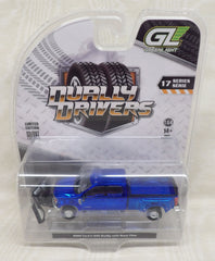 #46170-FC 1/64 2022 Ford F-450 Dually Pickup with Snow Plow - Metallic Blue Chrome Chase Version