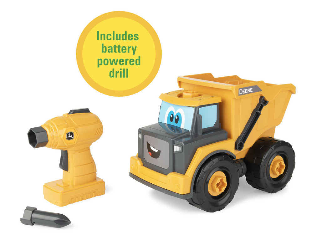 #47508 Build-a-Buddy John Deere Yellow Dump Truck