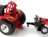 #47550 1/32 Case-IH "Hot Shot" Pull Back Puller Tractor with Pulling Sled