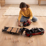 #47638 1/16 Case-IH Ram 3500 & Flatbed Trailer Construction Set