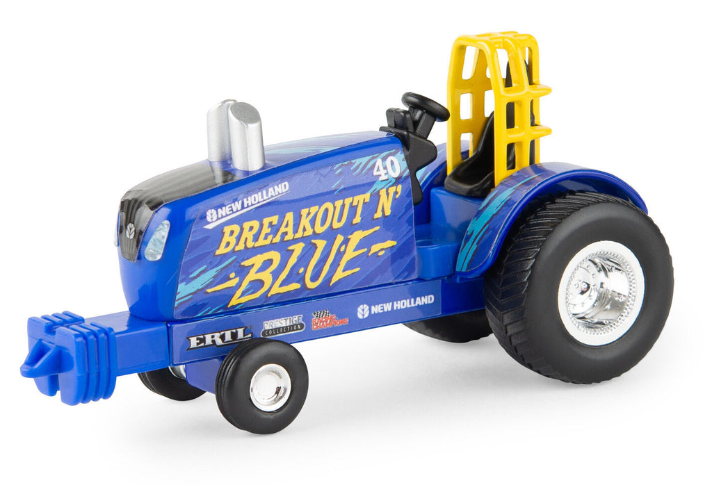 #47697 1/64 New Holland "Breakout n' Blue" Puller Tractor