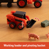 #47706 1/64 Kubota 20-piece Farm Toy Playset