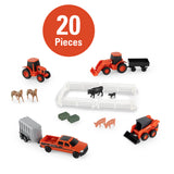 #47706 1/64 Kubota 20-piece Farm Toy Playset
