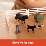 #47708 1/32 Kubota 15-pc Farm Play Set with Tractor
