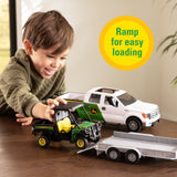 #47716 1/16 John Deere Ford F-150 Pickup with Trailer & John Deere Gator
