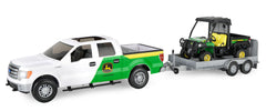 #47716 1/16 John Deere Ford F-150 Pickup with Trailer & John Deere Gator