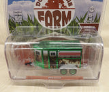 #48110-FG 1/64 Horse Trailer with Custom Horse Wrap - Green Machines Chase Version