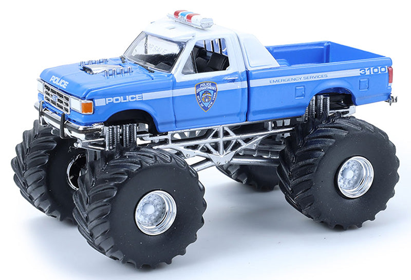 #49170-E 1/64 NYPD 1990 Ford F-350 Monster Truck