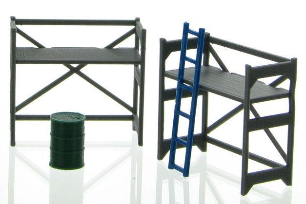 #50-150-GY 1/50 Grey Scaffolding Set