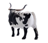 #500272 1/16 Black & White Texas Longhorn Steer