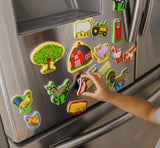 #9279 Wooden Farm Magnets Set