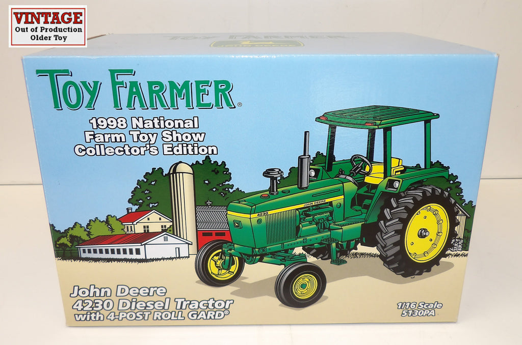 #5130PA 1/16 John Deere 4230 Diesel Tractor with 4-Post Roll Gard, 1991 National Farm Toy Show Edition