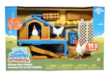 #515BC 1/20 Big Country Adventure Chicken Coop Playset, 11 Piece