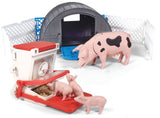 #518BC 1/20 Big Country Adventure Pig Hut Play Set, 10 Piece