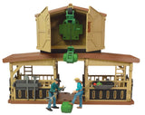 #519BC 1/18 Big Country Adventure Horse Stable 32-pc Playset