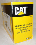 #55028 1/64 Cat Lexion 485 Combine with Corn & Grain Heads - Pre-Owned, AS IS