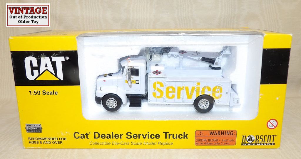 #55118 1/50 Cat Dealer Service Truck - White, Pre-Owned