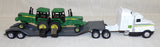 #5530EO 1/64 John Deere Equipment Hauling Set with 2 "4450" Row Crop Tractors - No Package, AS IS