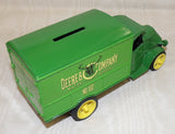 #5534 1/38 John Deere 1926 Mack Bulldog Delivery Van Bank #102 - No Box, AS IS