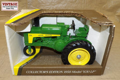 #5590DA 1/16 1958 John Deere Model 630 LP Tractor with Tricycle Front, Collectors Edition