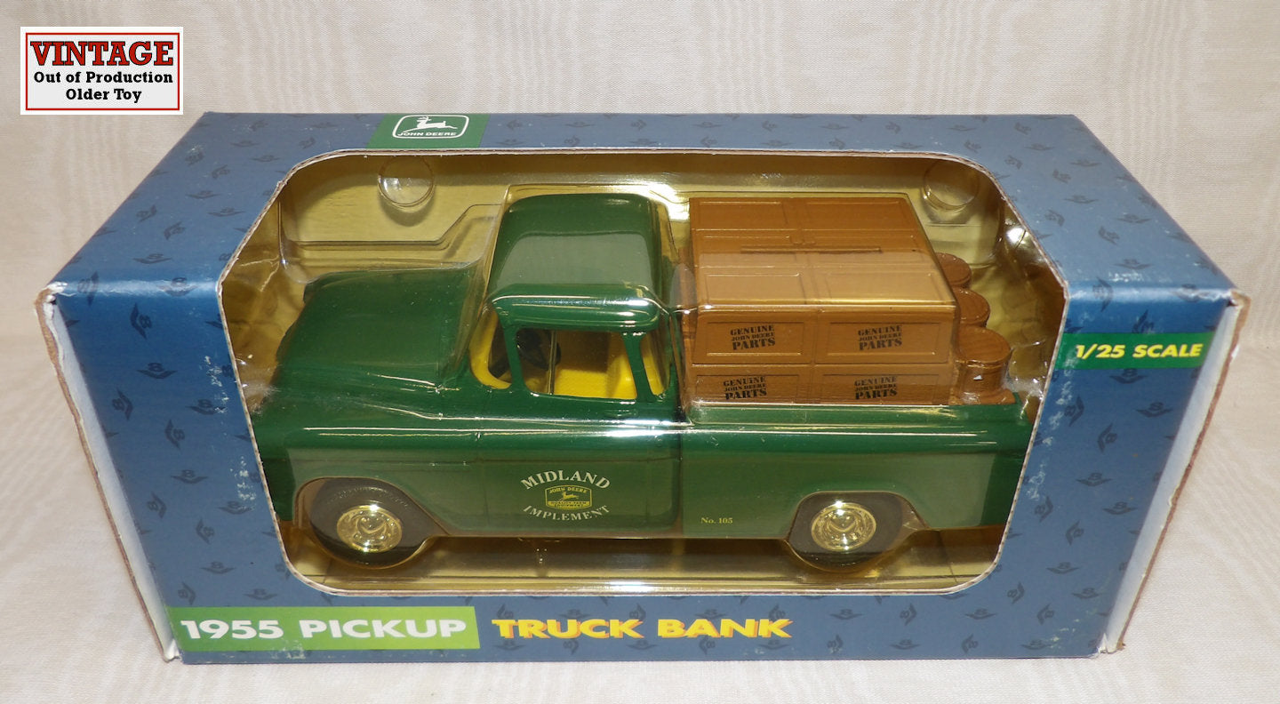 #5614 1/25 John Deere 1955 Chevy Cameo Pickup Bank #105