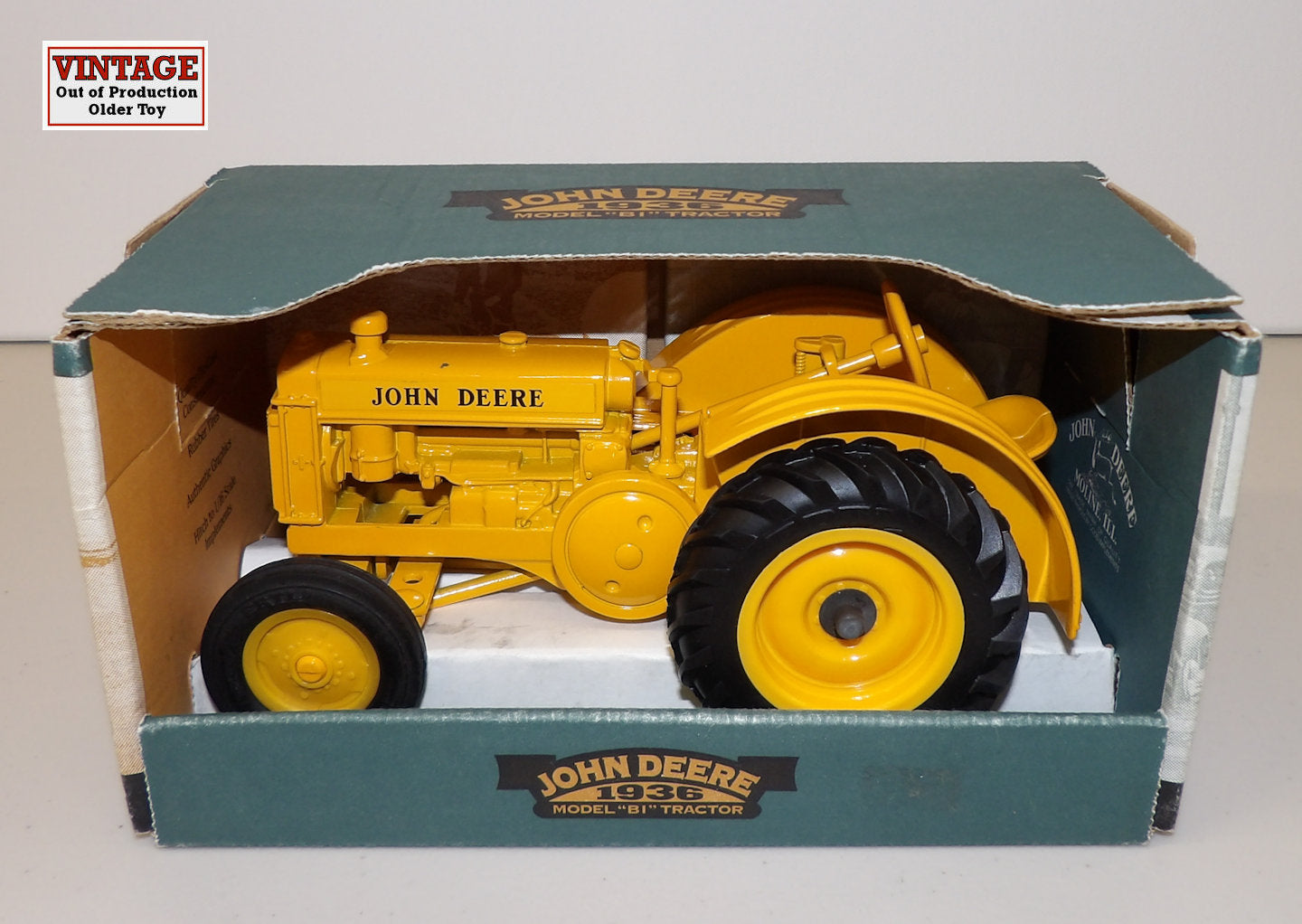 #5730DO 1/16 John Deere 1936 Model BI Tractor, Industrial Yellow