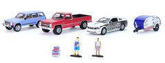 #58058 1/64 Summer Cookout Multi-Car Diorama Set