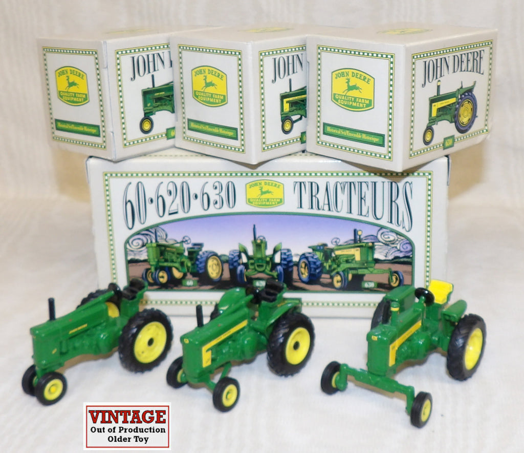 #5862 1/64 John Deere 60-620-630 Historical Tractor Set