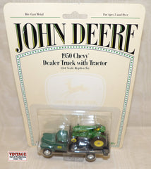 #5933 1/64 John Deere 1950 Chevy Dealer Truck with Model A Tractor