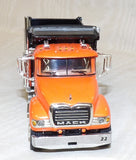 #60-0027 1/64 Orange J & B Supplies Mack Granite Dump Truck - Missing Cylinder